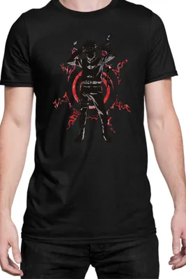 Produktbild von Herren T-Shirt Naruto Naruto 05, Man 4XL / Schwarz