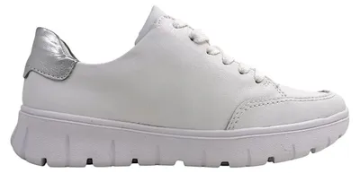 Imagen del producto de Zapatos deportivos para mujer Rieker, tipo cordones, color blanco, para uso casual