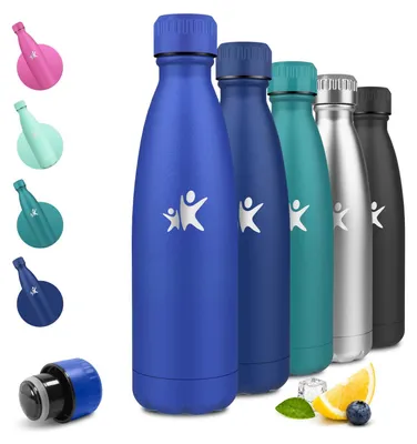 Obrázek produktu pro JAPORIA, láhev na vodu o objemu 750 ml, termoska s vakuovou izolací, nerezová láhev, bez BPA