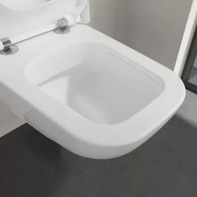 Produktbild von Villeroy & Boch Joyce WC-Sitz 9M52S1 mit Quickrelease und Softclosing Funktion - Weiß Alpin - 9M52S101