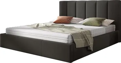 Produktbild von MIRJAN24 Polsterbett Urbis A, Doppelbett mit Bettkasten und Lattenrost, Holzrahmen (Bergamo 97, Schlaffläche: 180x200 cm)