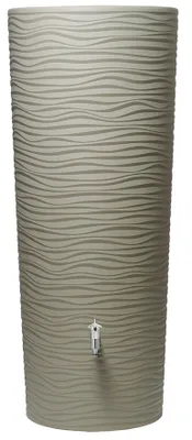 Produktbild von Garantia NATURA 2in1 Regenspeicher Regentonne Regenspeicher 350 L, 62x62x150 cm (LxBxH), sahara creme; 326152