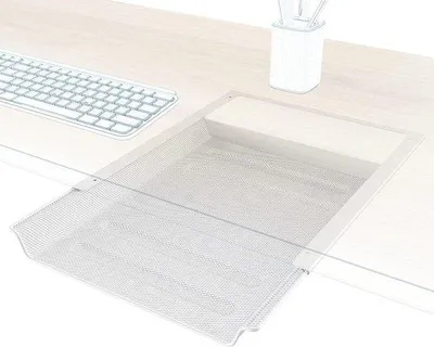 Produktbild von Weißer Metall-A4-Unterschubladen-Organizer