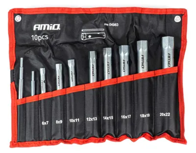 Productafbeelding van Set pijpsleutels 6x7 - 20x22 8 st. AMIO-04983