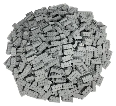 Produktbild von LEGO® 2x4 Steine Bausteine Hellgrau - 3001 NEU! Menge 100x