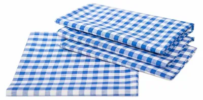 Obrázek produktu pro Modrá a bílá kostkovaná ubrus - 130 x 250 cm, bavlna
