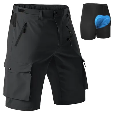 Immagine prodotto di Pantaloncini da ciclismo corti da uomo, traspiranti e ad asciugatura rapida