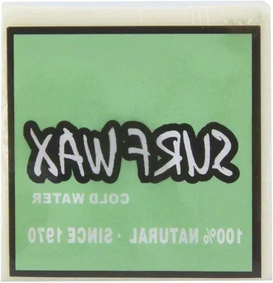 Image de Cire de surf pour planches de surf et skimboards - Vert - Cire de surf vert gazon pour le surf et les accessoires