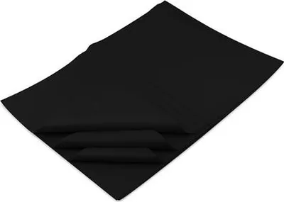 Zdjęcie produktu dla Bibuła Ozdobna 20g 50x70cm Czarna - do pakowania Prezentów- 50 arkuszy
