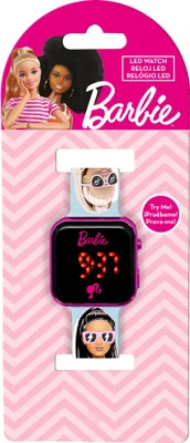 Produktbild von Barbie Led Uhr Rosa Rosa One Size