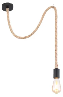 Image de Lampe à suspendre Salle à manger Lampe à suspendre Salon Suspension noire 69029H