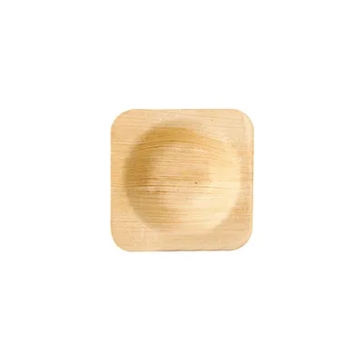 Produktbild von Schalen, Palmblatt "pure" eckig 6 cm x 6 cm x 1,3 cm