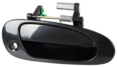 Produktbild von Türgriff außen rechts für Honda Civic VII H/B 01-06, mit Loch, glänzend schwarz, vorne rechts
