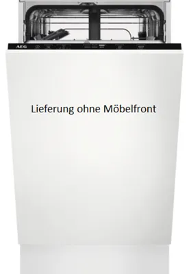 Produktbild von AEG FSE32407Z, Halb integriert, Standardgröße (60 cm), Weiß, Schwarz, Tasten, LED