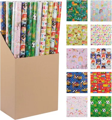Produktbild von Idena Geschenkpapier 2m x 70cm Kindermotive