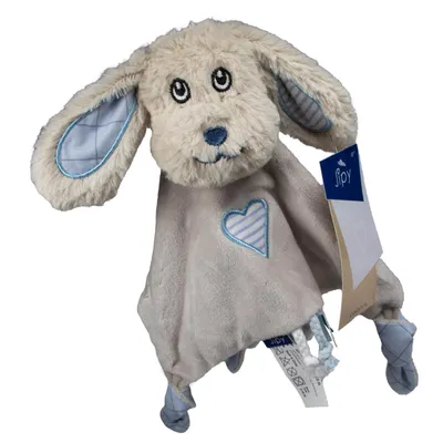 Produktbild von Jipy Baby Schmusetuch blau Schnuffeltuch Kuscheltuch mit Rassel