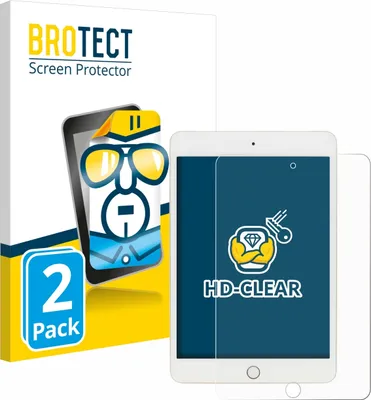 Produktbild von 2x Für Apple iPad Mini 5 2019 (5. Gen.) Schutzfolie BROTECT Displayschutz Display Schutz Folie Klar Transparent
