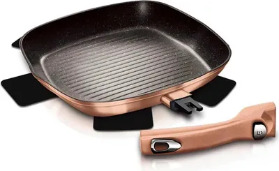 Image de Berlinger Haus poele a griller 28cm Rose Gold 12709