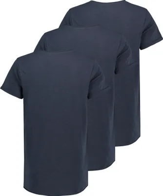 Produktbild von 3er Pack Herren T-Shirts mit Rundhals und Rollkante |