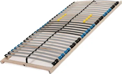 Obrázok produktu pre Lamelový rám 140x200 cm 28 lamiel 7-zónový Nosnosť cca 140 kg Brezová preglejka Samomontáž Vyrobené v Nemecku