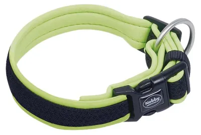 Image de Collier Nobby "Mesh Preno" L : 20-30 cm, l : 15/20 mm jaune néon
