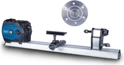 Produktbild von Scheppach DM600VARIO Drechselmaschine | 550W | variable Drehzahl von 800–3000 Umdrehungen | Werkstück max. 60 x 25 cm inkl. Planscheibe