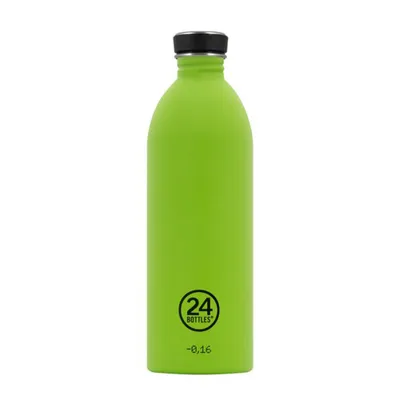 Produktbild von 24 Bottles Urban Bottle Satin Finish Trinkflasche Größe: 1000 ml, Farbe: lime green