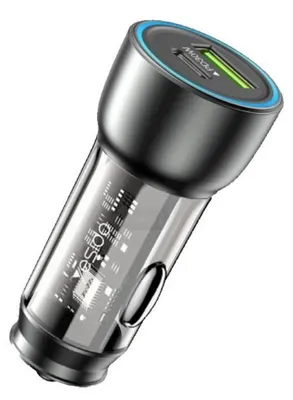 Produktbild von Yesido Auto-Ladegerät Y49 PD 30W QC3.0 18W USB-A+C Schwarz