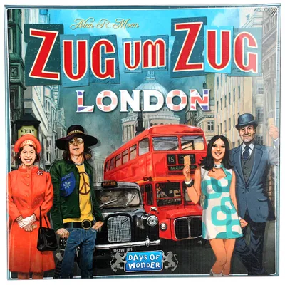 Produktbild von Days of Wonder Zug um Zug: London, Brettspiel, Bildend, 8 Jahr(e), 10 min, Familienspiel
