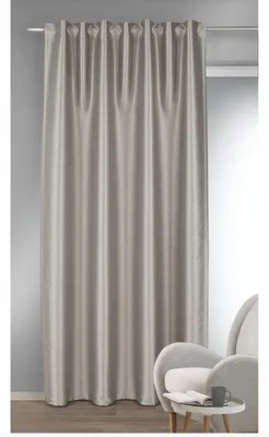 Produktbild von Fertigschal verdeckte Schlaufen "Julia"-  Größe (HxB) 245x135cm  grau