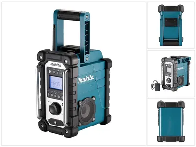 Zdjęcie produktu dla Makita DMR116 Baustellenradio, Miejsce pracy, Cyfrowy, AM, FM, 87,5 - 108 MHz, 522 - 1710 kHz, Automatyczne skanowanie