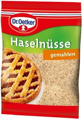Obrázok produktu pre Dr. Oetker Haselnüsse gemahlen 100g, 5er Pack (5 x 100 g)