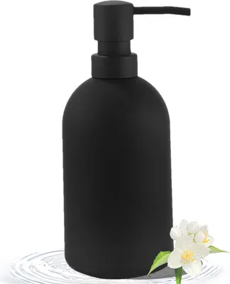 Immagine prodotto di Distributori di sapone moderni - Eleganti e minimalisti - 480 ml - Nero