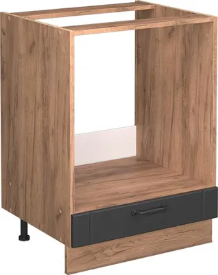Obrázok produktu pre Skrinka na prestavbu sporáka Vicco Fame-Line Tmavo-sivá 60 cm , AP Oak, Model 57226