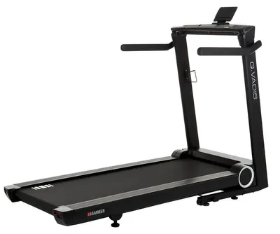 Zdjęcie produktu dla HAMMER Q. VADIS 7.0, 150 kg, 22 km/h, Kalorie, Dystans, Tętno, Incline, Prędkość, Czas, 2 użyt., Czarny, 0 - 12%