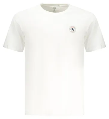 Produktbild von Weißes Herren Kurzarm T-Shirt mit Logo-Druck und Rundhalsausschnitt