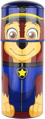Produktbild von Famanu Trinkflasche für Kinder - Auslaufsichere Wasserflasche mit integriertem Strohhalm - 350 ml
