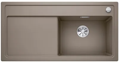 Produktbild von Spüle Blanco ZENAR XL 6 S 1000 x 510 mm tartufo 523971 Becken rechts