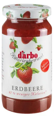 Obrázek produktu pro Darbo jahodový džem se sladidly Bez kalorií 220g