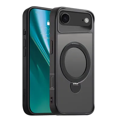 Produktbild von Etteri Matt Mag Ring Hülle für iPhone 17 Air, schwarz