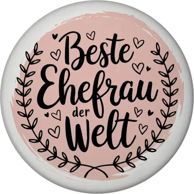 Produktbild von Beste Ehefrau der Welt Liebevolle Botschaft Magnet