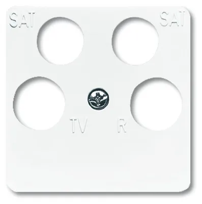 Image de BUSCH-JAEGER plaque centrale prise ant. 4f Reflex SI aws glz
