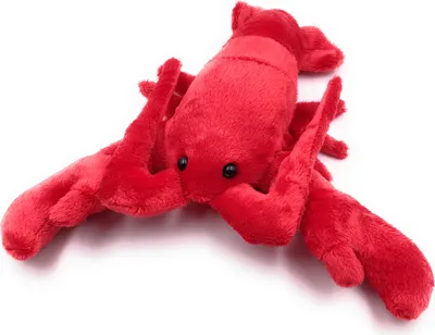 Image de Onwomania Peluche Tissu Animal Homard rouge Décapodeur 20 cm