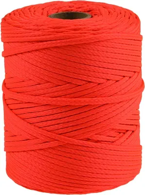 Produktbild von Polyester-Schnur 100m Kordel 4mm, PES Kordel Flechtschnur, Polyesterkordel, Farbe:neon lachs