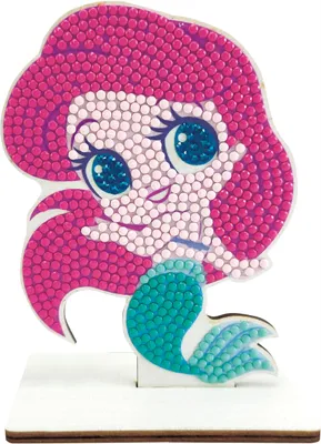 Produktbild von Diamond Painting "Crystal Art Buddy", 11 x 8 cm Little Mermaid