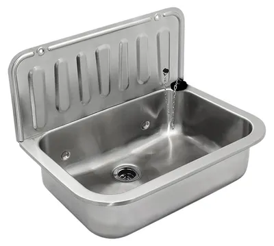 Obrázek produktu pro Výlevka s ventilem z nerezové oceli 49,5 cm