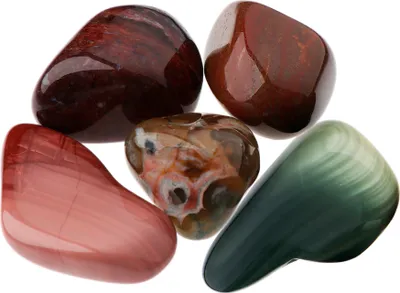 Produktbild von NKlaus 300g Jaspis Imperial 35 - 55 mm Heilsteine Gestein für Schmuck und Dekoration 14686