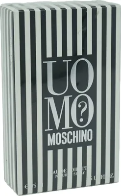 Produktbild von Moschino Uomo?, Männer, 75 ml, Nicht nachfüllbare Flasche, Aldehyd, Koriander, Kumquats, Zimt, Muskatellersalbei, Alpenveilchen, Labdanum, Ambra, Zedernholz, Moschus, Salbei