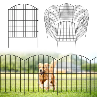 Zdjęcie produktu dla Metalowy, dekoracyjny ogrodzeniowy panel do ogrodu, wysokość 81 cm, długość 3,5 m