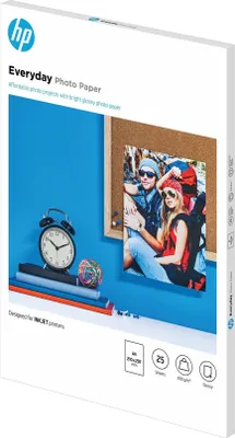 Image de Papier photo HP, brillant A 4 200 g, 25 feuilles Q 5451 A